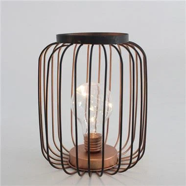 Akkukäyttöinen pöytälamppu metallikotelo